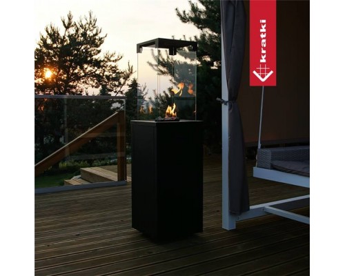 Нагреватель газовый PATIO/LIGHT, сталь, черный