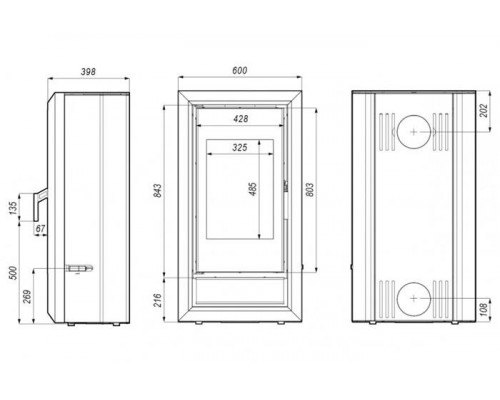 Печь DEFRO HOME IGNIS, 9кВт