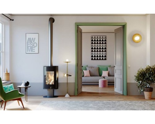 Печь DEFRO HOME ORBIS TOP, 9кВт, белая сталь