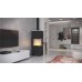 Печь DEFRO HOME QUADROOM, 9,6 кВт, белая сталь