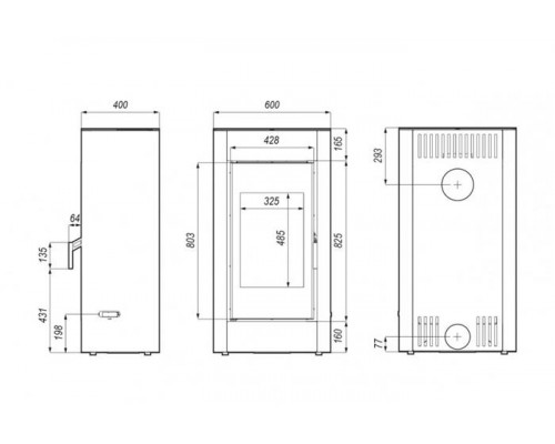 Печь DEFRO HOME SOLUM, 9кВт
