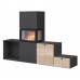 Печь-камин Nordpeis Box Black + топка N-20U