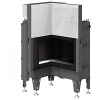 Топка BeF FLAT V6L, внутренний угол, гильотина,рамка черная