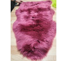 HWIT CO. LTD Ковер Шкурка овечья Китай (0.55x0.95) цв. 01SS 8001 0.55х0.95 свекольный