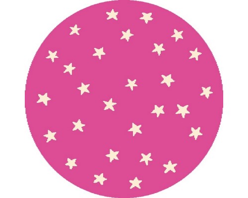 Agnella Ковер Funky Top Круг Starf pink