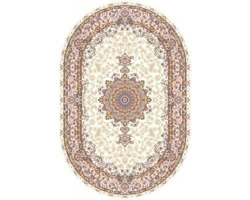 Erdenet Ковер монгольский Hunnu Wool-Viscose Овал 6C1113 001