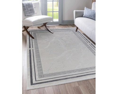 Ozkaplan karpet Ковер турецкий Leonidas B0740A White-Grey Ozkaplan karpet Ковер турецкий Leonidas B0740A White-Grey