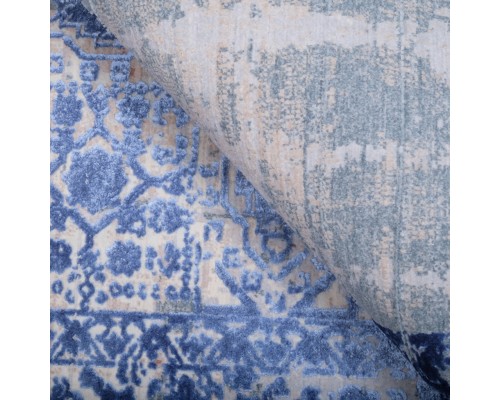Ковер Турецкий Art Deco дизайн 3035A цвет CREAM2 / BLUE2