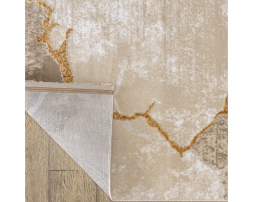 Ковер Турецкий Nord дизайн 10455A цвет BEIGE / GOLD