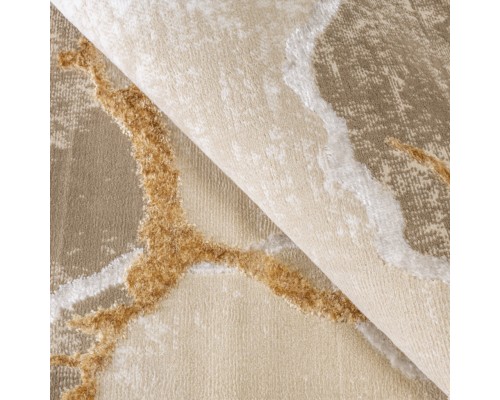 Ковер Турецкий Nord дизайн 10455A цвет BEIGE / GOLD