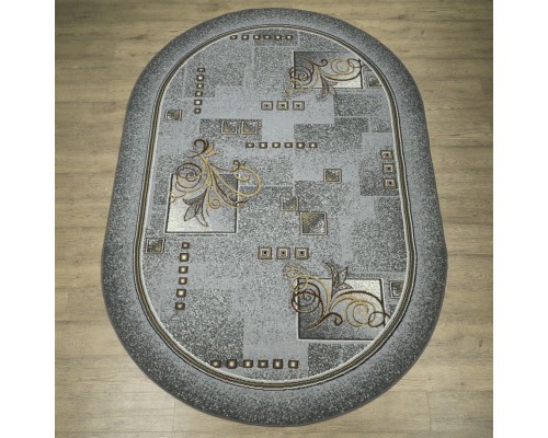 Ковер Лайла де Люкс дизайн 15724 цвет 10746 Овал
