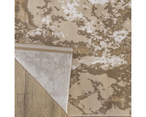 Ковер Турецкий Nord дизайн 10465A цвет BEIGE / BEIGE Овал