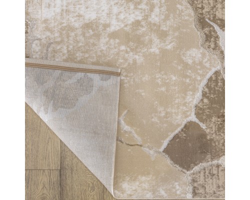 Ковер Турецкий Nord дизайн 10455A цвет BEIGE / BEIGE Овал