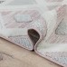 Ковер OZKAPLAN KARPET VICENZA дизайн B0242A ANTHRACITE-PINK