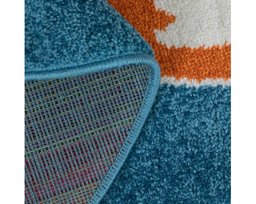 Ковер Турецкий AHENKLI COLOR дизайн L469A BLUE-ORANGE Ковер Турецкий AHENKLI COLOR дизайн L469A BLUE-ORANGE