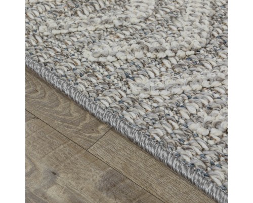 Ковер OZKAPLAN KARPET GELA дизайн 0D538A BLUE-L.GREY