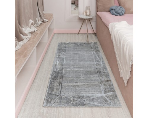 Ковер OZKAPLAN KARPET NIRVANA дизайн B0349B GREY-GREY