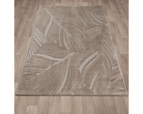 Ковер Турецкий AHENKLI SOFT дизайн J955A BEIGE-BEIGE