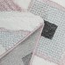 Ковер OZKAPLAN KARPET VICENZA дизайн B0242A ANTHRACITE-PINK