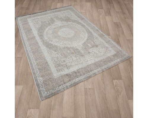 Ковер Турецкий ULUBEY IPLIK / BEHRAM LATINO дизайн C966ARC CREAM-VIZON Ковер Турецкий ULUBEY IPLIK / BEHRAM LATINO дизайн C966ARC CREAM-VIZON