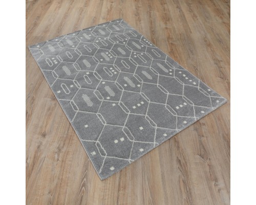 Ковер Турецкий AHENKLI REGGI дизайн D439C L.GREY-CREAM Ковер Турецкий AHENKLI REGGI дизайн D439C L.GREY-CREAM