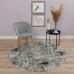 Ковер Турецкий GUMUSOGLU TRENDY дизайн 5466A GREY-ANTHRACITE круг