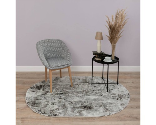 Ковер Турецкий GUMUSOGLU TRENDY дизайн 5466A GREY-ANTHRACITE овал Ковер Турецкий GUMUSOGLU TRENDY дизайн 5466A GREY-ANTHRACITE овал