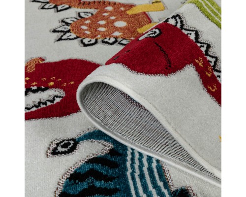 Ковер Турецкий AHENKLI PLAY RUGS дизайн D978A CREAM-GREEN Ковер Турецкий AHENKLI PLAY RUGS дизайн D978A CREAM-GREEN