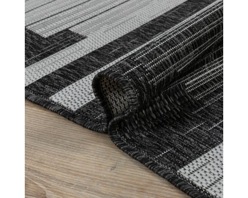 Ковер Grand GARDEN SISAL дизайн E2361 CREAM-BLACK