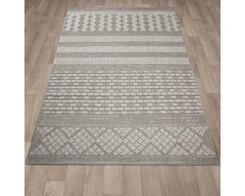 Ковер OZKAPLAN KARPET GELA дизайн 0D457A BLUE-L.GREY