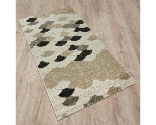 Ковер Турецкий Ahenkli Tekstil GLADIS дизайн M677A CREAM-BEIGE