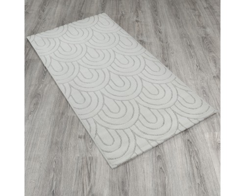 Ковер Турецкий AHENKLI SOFT дизайн J745A WHITE-WHITE Ковер Турецкий AHENKLI SOFT дизайн J745A WHITE-WHITE