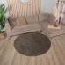 Ковер Турецкий AHENKLI SHER дизайн PC00A TAUPE-TAUPE круг