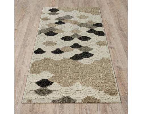 Ковер Турецкий Ahenkli Tekstil GLADIS дизайн M677A CREAM-BEIGE