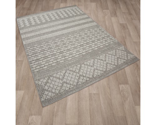 Ковер OZKAPLAN KARPET GELA дизайн 0D457A BLUE-L.GREY