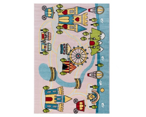 Ковер Турецкий AHENKLI PLAY RUGS дизайн D579A L.PINK-L.PINK Ковер Турецкий AHENKLI PLAY RUGS дизайн D579A L.PINK-L.PINK