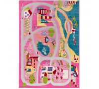 Ковер AHENKLI PLAY RUGS дизайн D781A PINK-CREAM