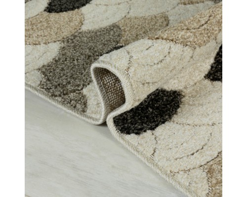 Ковер Турецкий Ahenkli Tekstil GLADIS дизайн M677A CREAM-BEIGE