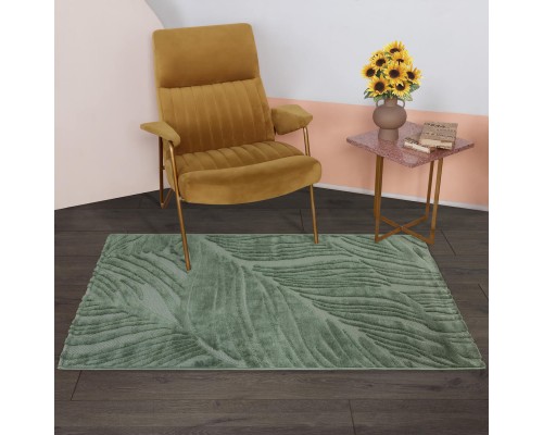 Ковер Турецкий AHENKLI SOFT дизайн J958A GREEN-GREEN Ковер Турецкий AHENKLI SOFT дизайн J958A GREEN-GREEN