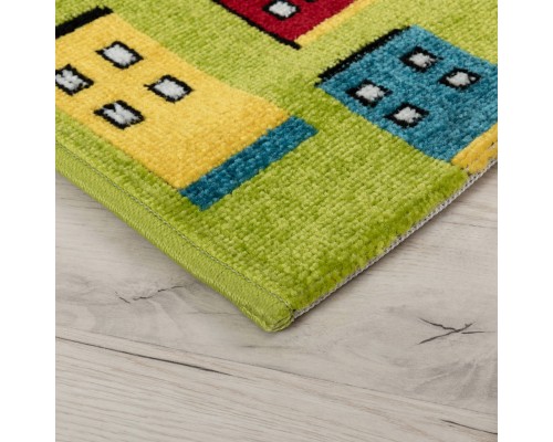 Ковер Турецкий AHENKLI PLAY RUGS дизайн D591A GREEN-CREAM Ковер Турецкий AHENKLI PLAY RUGS дизайн D591A GREEN-CREAM