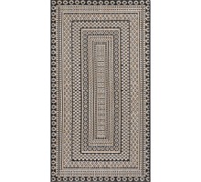 Ковер Турецкий Canan PAROS дизайн 6672A BLACK-CREAM