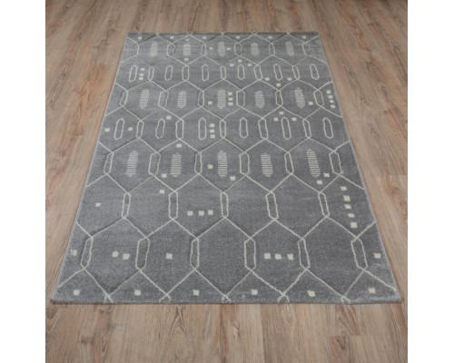 Ковер Турецкий AHENKLI REGGI дизайн D439C L.GREY-CREAM Ковер Турецкий AHENKLI REGGI дизайн D439C L.GREY-CREAM