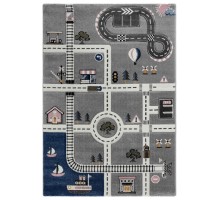 Ковер Турецкий Grand CHILDWORLD дизайн E3084 GREY-CREAM