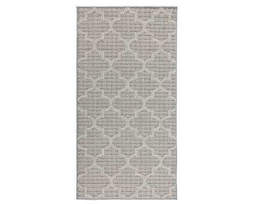 Ковер OZKAPLAN KARPET GELA дизайн 0D537A BLUE-L.GREY