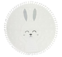 Ковер Турецкий OZKAPLAN KARPET VICENZA дизайн A1097A CREAM-CREAM круг