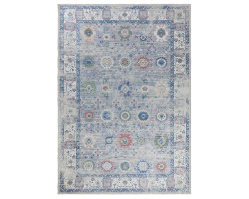 Ковер Турецкий Samira ILONNA дизайн AB016A GREY-BLUE