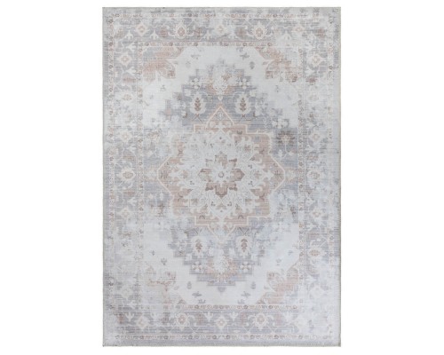 Ковер Турецкий Samira ILONNA дизайн AB110A GREY-CREAM