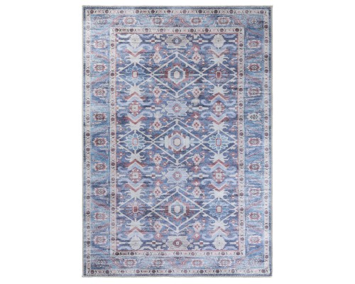Ковер Турецкий Samira ILONNA дизайн AB117A BLUE-CREAM