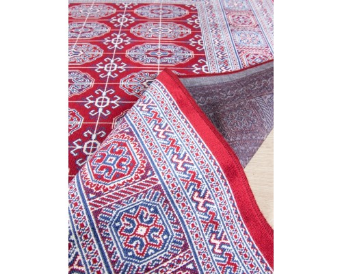 Ковер Бельгийский из вискозы Атекс 184 Red 100х140 Ковер Бельгийский из вискозы Атекс 184 Red 100х140
