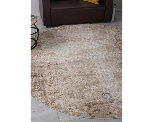 Ковер Karmen Hali Armina 03708A brown/brown Круг Ковер Karmen Hali Armina 03708A brown/brown Круг
